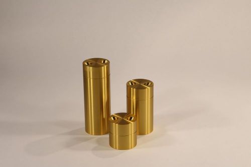 Gold billet anodized aluminum eyeglass display for sale