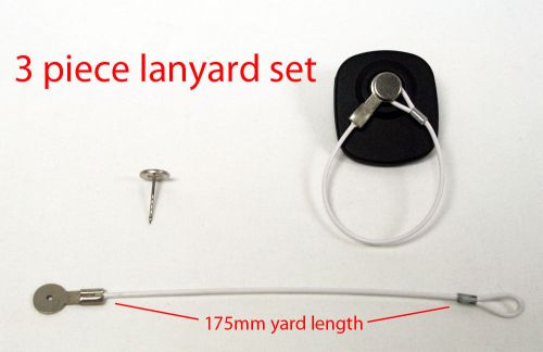 &#034;3-in-1&#034; LANYARD BUNDLE:  200 PCS RF 8.2MHz Mini Hard Tags EAS Security