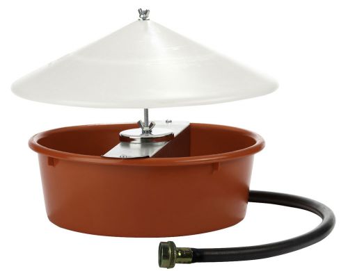 Automatic poultry waterer with cover.  miller little giant 166386. made in u.s.a for sale