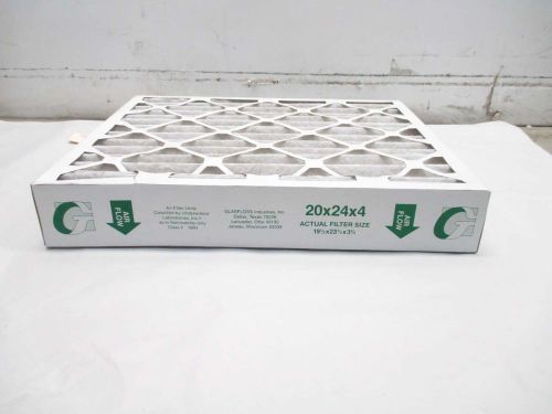 New glasfloss z-line series 20x24x4 air filter element merv8 d413485 for sale