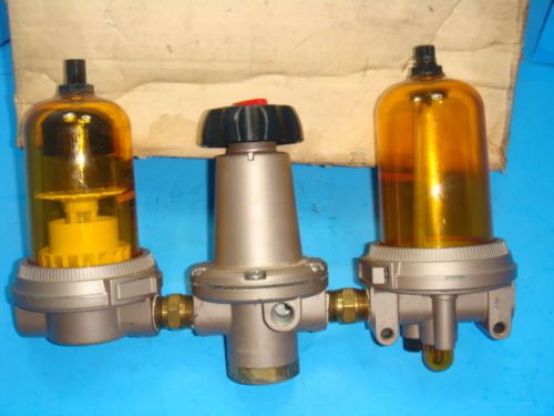 New Schrader Bellows Regulator 3564-2200, Lubricator 3584-1100 Filter 3534-1300