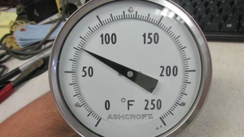 Ashcroft temperature gauge 1/2 npt connection BR