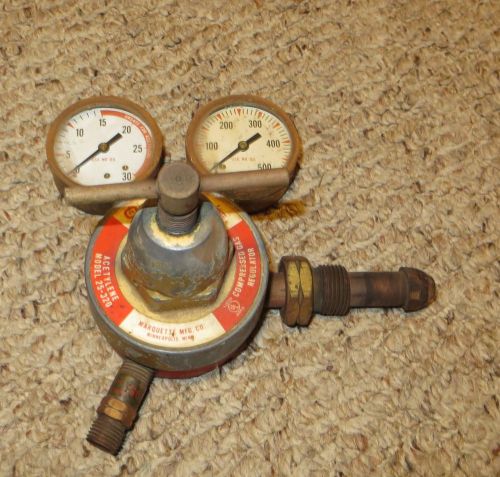 VINTAGE MARQUETTE REGULATOR GAUGE ,MODEL 25-320