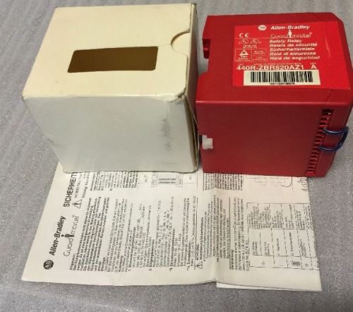 Allen Bradley Safety Relay 440R-ZBR520AZ1, 440RZBR520AZ1, Shipsameday#1623H