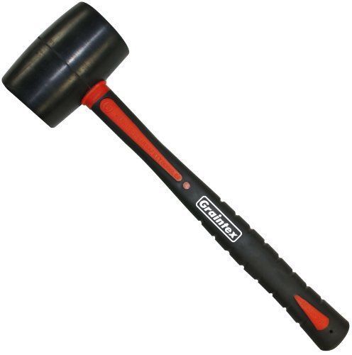 NEW Graintex RM1572 32 Oz Rubber Mallet with Fiberglass Handle