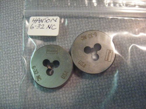 NEW American USA Made 1&#034; Round Die, Hanson 6-32NC, 6-32 NC