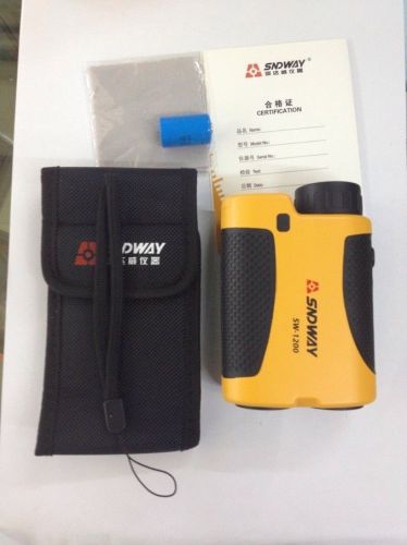 Portable monocular laser range finder distance meter tester telescope 5m-1200m for sale