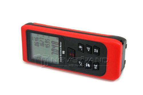 NEW 60m/192ft Laser Distance Meter Area Volume Measurer Range Finder Accuracy