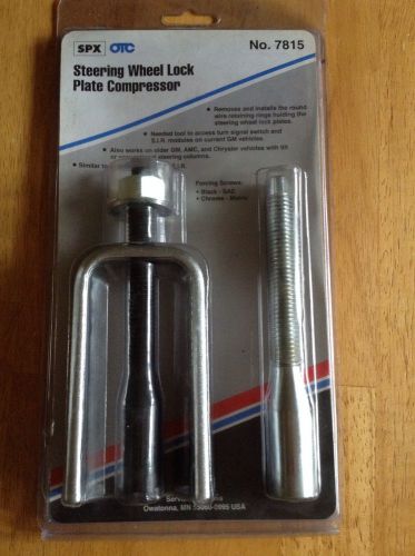 OTC Steering Wheel Lock Plate Compressor 7815 New In Package