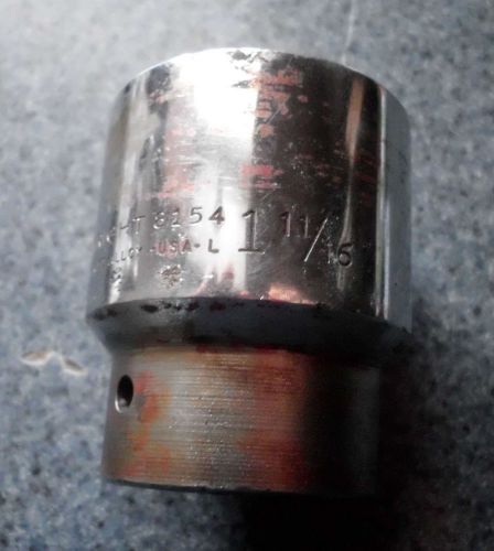 Wright 8154  1 11/16&#034; 12 point 1&#034; drive socket - pre-owned for sale