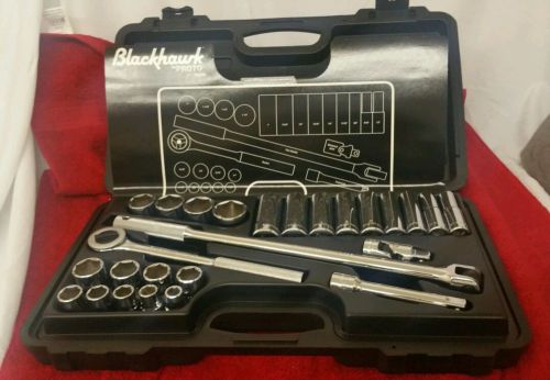 Blackhawk By Proto 1226NB 6-Point Drive Socket Set, 1/2-Inch, 26-Piece