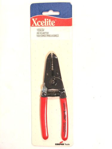 NOS Xcelite  USA electricians 6&#034; 10-22 AWG STIPPER/CUTTER PLIER #105SCGV $25