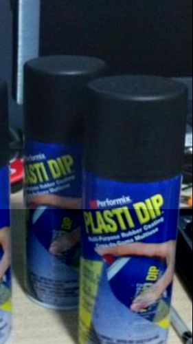 2 X PACK Performix PLASTI DIP BLACK 11OZ Spray CAN New