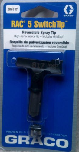 286817 New Genuine Graco RAC V Reversible Switch Tip Size 817 Airless