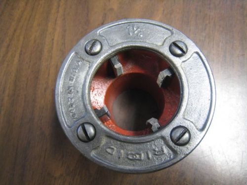 Ridgid 11R 11-R 1-1/4&#034; NPT HS Ratchet Pipe Threader Die Head Complete 37125 Used