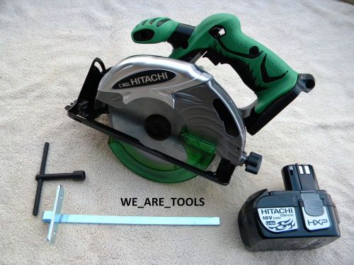 NEW HITACHI C18DL 18V 6-1/2” CORDLESS CIRCULAR SAW,BLADE,EBM1830 BATTERY 18 VOLT