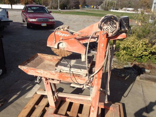 Norton Clipper Masonry Saw Brick Block Buster Classic Paver Concrete 3HP 115/230