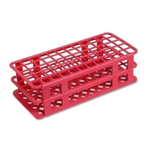 60-Hole Plastic Test Tube Rack RED for 5&#034; Tubes