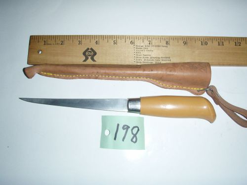 6&#034;fish fillet knife with sheath for sale