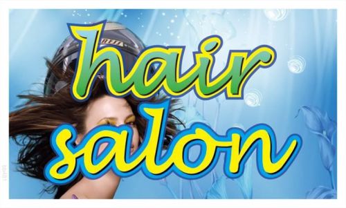 Bb481 hair salon cut barber banner sign for sale