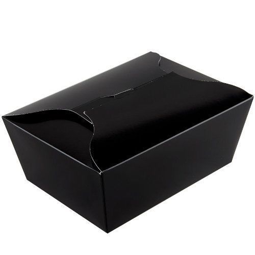 Southern ChampTray 0784 ChampPak Retro Take-Out-PolyCoated Inside-Black-Pack 160