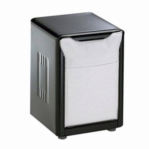 San Jamar Lowfold Tabletop Napkin Dispenser, Black (SAN H985BK)