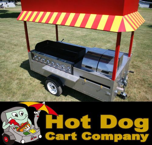 GRAND MASTER HOT DOG CART VENDING CONCESSION TRAILER