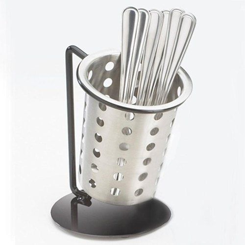 Cal-Mil 1226-39-PERF Perforated Cutlery Holder with Iron Display Stand