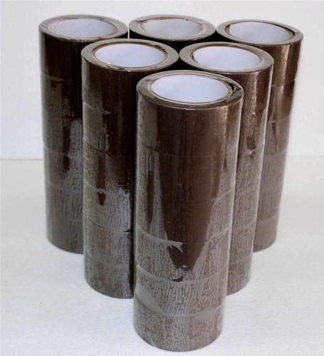 4 ROLLS BROWN SEALING PACKING PACKAGING TAPE 2&#034; X 330&#039;/110Yd