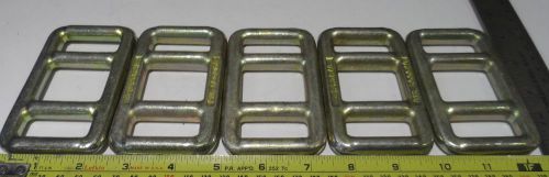 (5 Pieces) One Way Lashing Buckle 1-1/2&#034; Cord Strap Lash 5000kg WLL Metal 4&#034; OAL