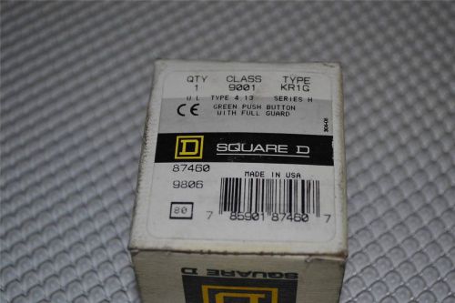 ONE NEW Square D 9001 KR1G Series H Green Push Button 9001-KR1G  9001KR1G