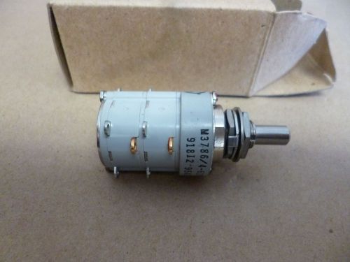 M3786/4-6191 MILITARY SPEC ROTARY SWITCH MIL-S-3786 , 115 VAC 2 AMP JANCO USA