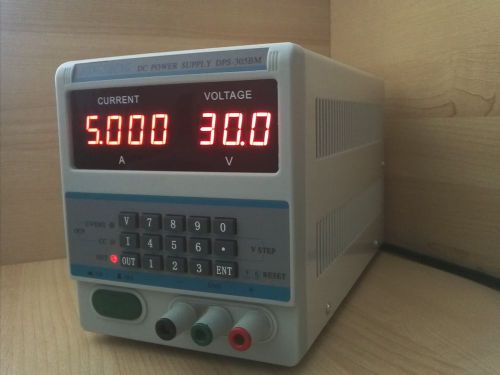 NEW DIGITAL POWER SUPPLY UNIT (PSU),30V/5A/150W CV,CC LAB USE,