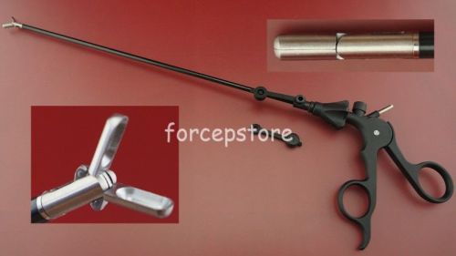 New 5x330mm Laparoscopic Biopsy Forceps Without Spikes Needle Laparoscopy