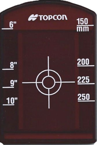 New Topcon Red Pipe Target Insert  for Model TP-L4A/AV with Priority Mail