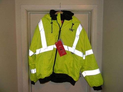 Milwaukee 2347-4x - xxxxlarge m12 li-ion cordless high visibility heated jacket for sale