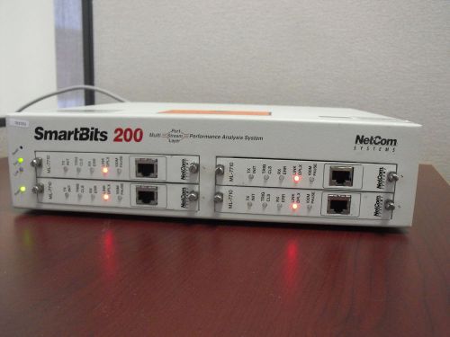 NetCom Smartbits 200 4-Port Traffic Generator Performance Analyser w/ ML-7710 x4