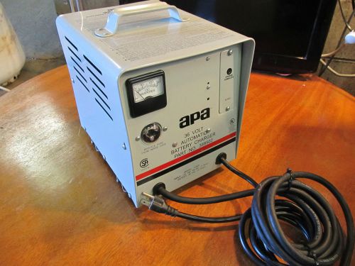 apa 36 volt auto battery charger model 12060