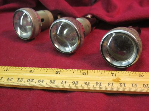 Dialco Dialight 1 1/2&#034; Bulls eye glass lens panel mount indicator/pilot  light