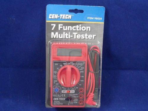 NEW Cen-Tech 7 Function Digital Multimeter OHM Tester &#034;&#034; FREE US SHIPPING&#034;&#034;