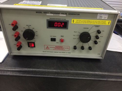 Solar 9354-1 Transient Generator for MIL-STD-461 CS116/ CALIBRATED