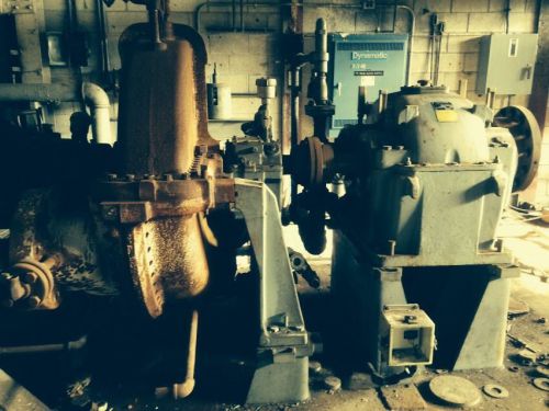 Terry Ingersoll-Rand Steam Turbine  Type SA730    W/ Tacke Gear Reducer #TNA-250