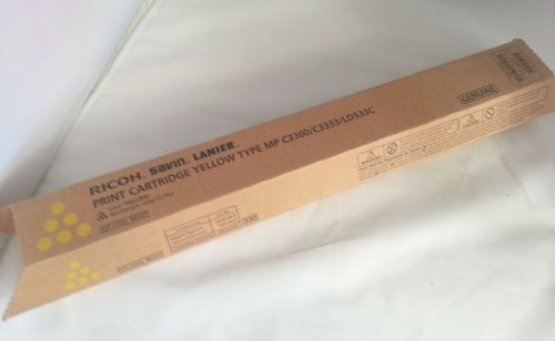 NEW OEM RICOH SAVIN LANIER YELLOW TONER MP C3501 C9135 LD635C EDP CODE 841421