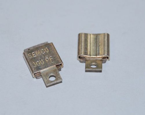 300pf  METAL CASED MICA RF CAPACITORS ORIGINAL SEMCO