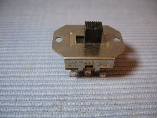 4pdt slide switch, 3 amp, 125 vac; 0.5 amp, 125 vdc,  new for sale