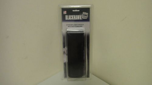 Blackhawk molded black cordura stinger light pouch, black   s82617h for sale