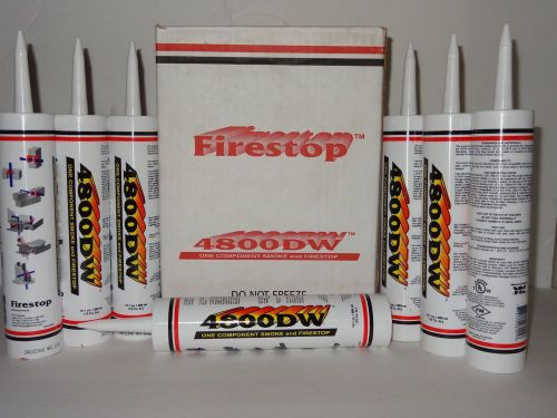 1 FIRESTOP 4800DW *ADDITIONAL TUBES SHIP FREE* Red Fire Caulk Smoke Barrier Dam