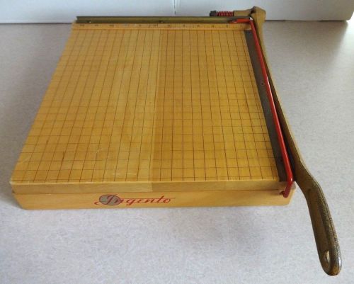 Vintage Ingento No.4 Paper Cutter Trimmer 12 Inch   EXCELLENT CONDITION