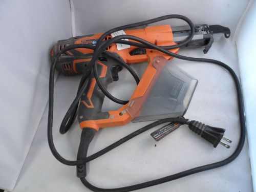 Ridgid R6791 Orange Collated Screw Gun and Case