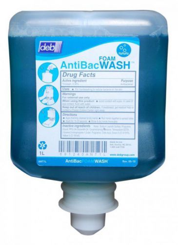 Deb AntiBac Foam Wash 1 Liter 6 Cartridges